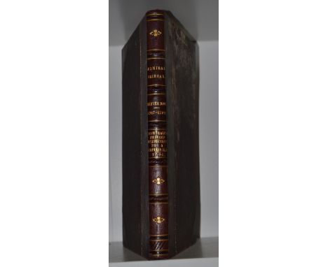 Fairfax (Rear Admiral) Copy Letter Book, manuscript copies of naval letters written by the then Capt. Robert Fairfax from HMS