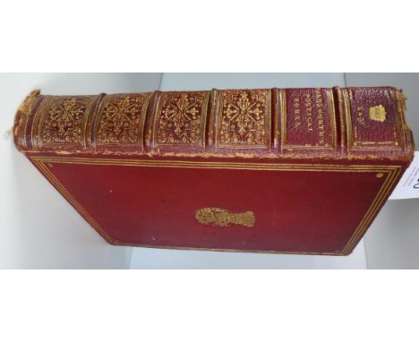 Fore-Edge Painting Wordsworth (William), The Poetical Works of William Wordsworth, 1869, Moxon, portrait frontis, with double