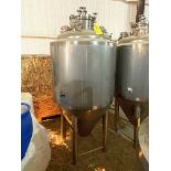 NEW Krones/ Cedarstone Industry Stainless Steel Jacketed Fermentation Tank, 4 BBL, Serial# CS19-49,