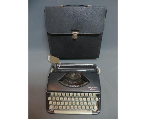 A vintage Olympia splendid 66 typewriter. 
