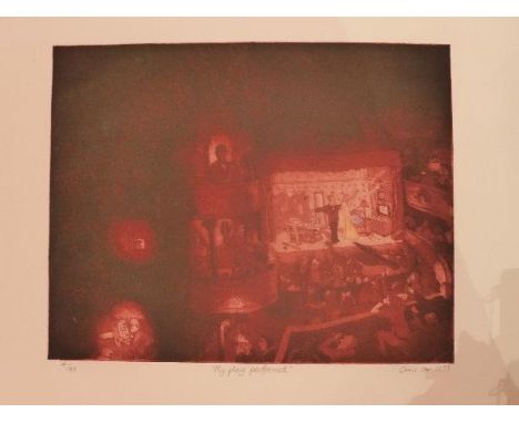 Chris Orr MBE RA (British, b. 1943), 'My Play Performed', lithograph, signed, titled and dated 1971 in pencil to lower margin