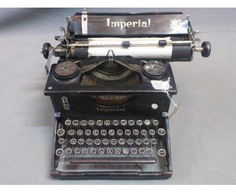 An Imperial typewriter 