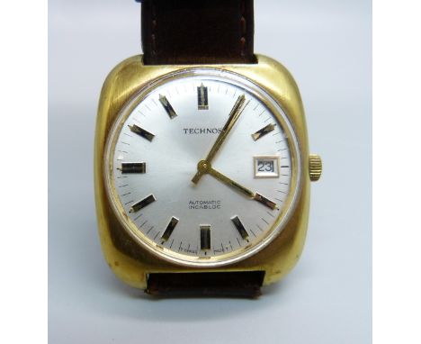 A Technos automatic wristwatch 