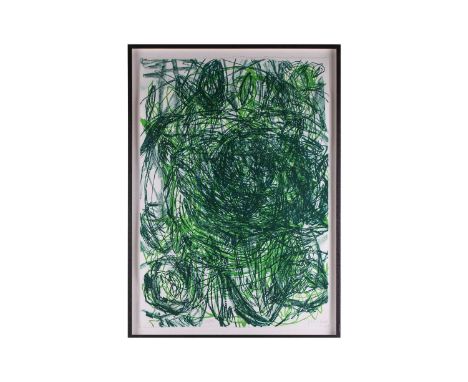 Otto Zitko (b.1959) Austrian, 'Untitled (2001)' signed dated and numbered 24/26 in pencil, lithograph sheet 90.5 cm x 63 cm, 