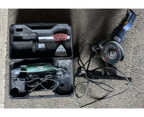A cutting grinder and saw