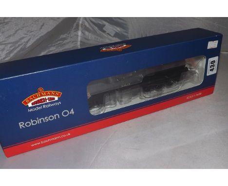 BACHMANN MODEL LOCOMOTIVE ROBINSON 04 63635 BR BLACK EARLY EMBLEM BOXED