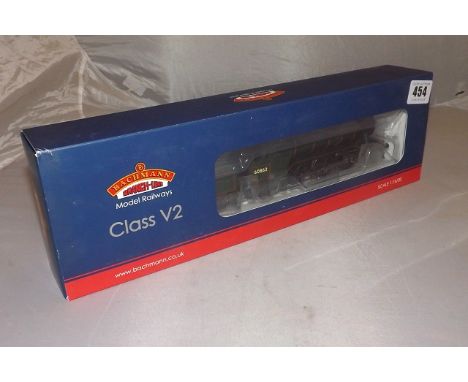 BACHMANN MODEL LOCOMOTIVE CLASS V2 60862 BR GREEN LATE CREST BOXED