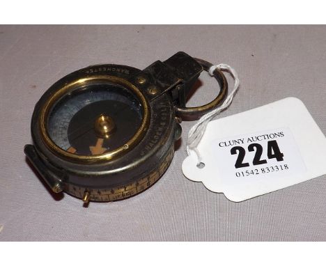 WW2 MILITARY COMPASS  BY J HALDEN & CO MANCHESTER                    