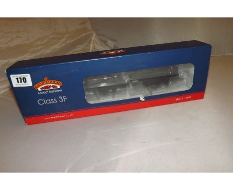 BACHMANN MODEL RAIWAY LOCOMOTIVE CLASS 3 F BLACK EARLY EMBLEM BOXED,