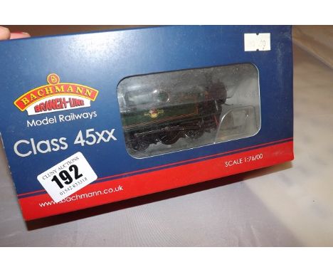 BACHMANN BRANCH LINE MODEL 45XX PRAIRIE TANK 4571 BR GREEN LATE CREST BOXED