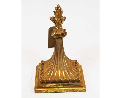 A 20th century carved and gilt painted wall bracket, height 31cm