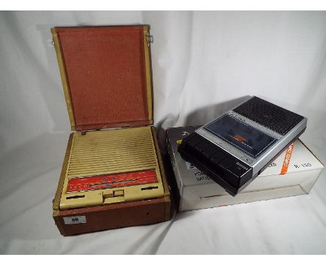 An Ekco long wave - medium wave transistor radio, serial No 0381832 and an Alba portable tape recorder model R-150 (2)
