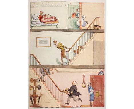 MILNE, A. A - The Christopher Robin Verses : 12 colour plates by Ernest H. Shepard. Org. blue cloth, 8vo, Methuen, first edit