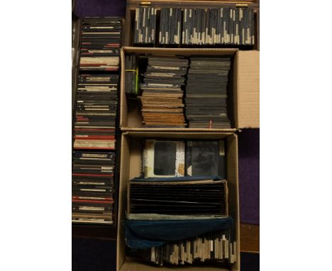 A collection of glass 3 in. diapositive magic lantern slides including views of the Lambeth Palace by W.F. Stanley & Co., Lon