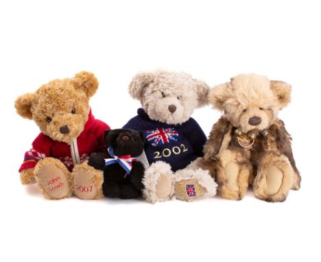 Charlie Bears 'Bradley' after Isabelle Lee; CB094305, together with a Merrythought Limited Edition 'Hope' black plush bear, a