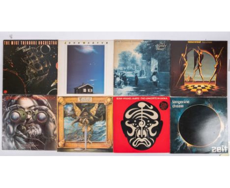 A group of albums by Tangerine Dream, Klaus Schulze, Jean-Michel Jarre, Moody Blues, 2 by Jethro Tull, John Martyn,  Mike The