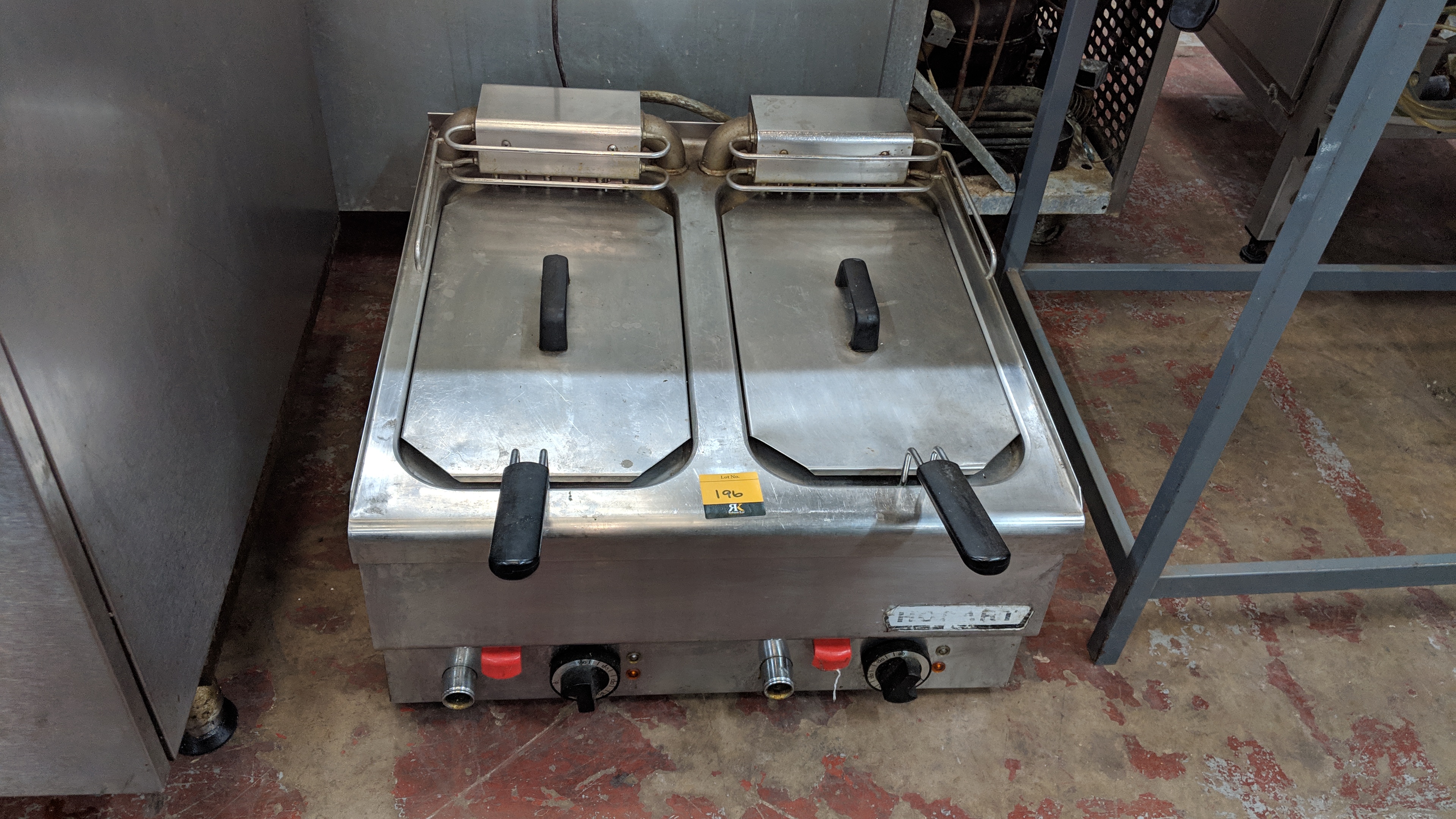 Hobart stainless steel benchtop twin deep fat fryer IMPORTANT Please remember goods successful