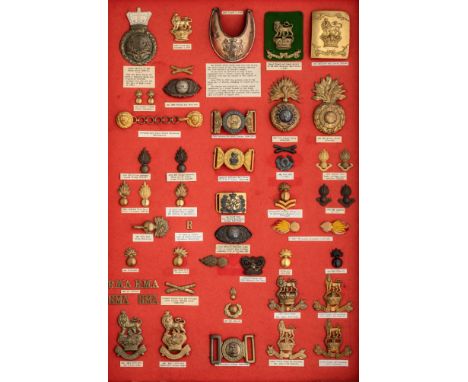 A GROUP OF ROYAL MARINE AND ROYAL MARINE ARTILLERY BADGES AND OTHER ITEMSincluding an RM officer~s gilt gorget; an OR~s 1839-