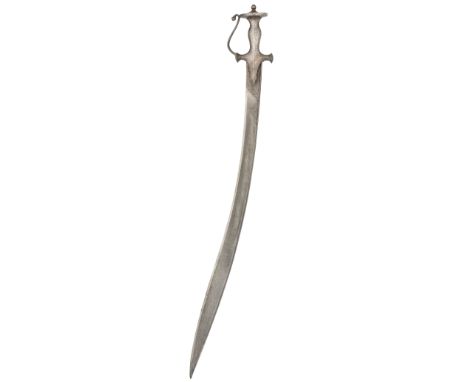 A NORTH INDIAN SWORD (SOSAN PATTAH), LATE 18TH/19TH CENTURY, PROBABLY RAJASTHANwith curved single-edged blade of so-called la
