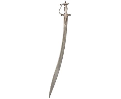 A NORTH INDIAN SWORD (SOSAN PATTAH), LATE 18TH/19TH CENTURY, PROBABLY RAJASTHANwith curved single-edged blade of so-called la