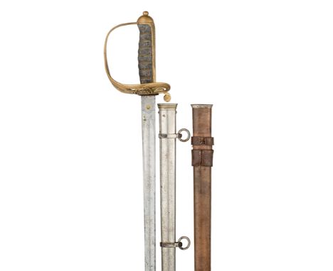 AN EDWARD VII ROYAL ARMY MEDICAL CORPS SWORD RETAILED BY HOLT & SON, 20 SACKVILLE STREET, LONDON, NO. 1767with etched blade d