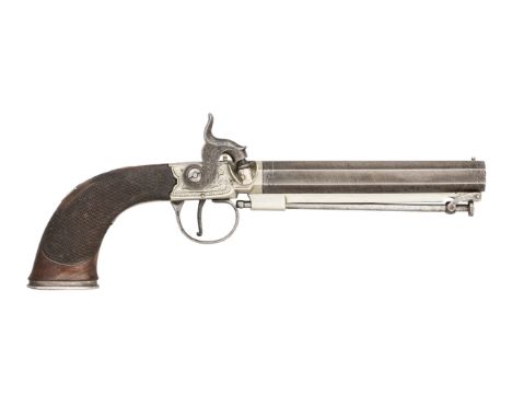 AN 18 BORE PERCUSSION RIFLED BELT PISTOL SIGNED R. B. RODDA & CO, LONDON, AND A 54 BORE PERCUSSION PISTOL SIGNED H. SMITH, LO