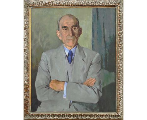 * JESSIE ALEXANDRA (ALIX) DICK (SCOTTISH 1896 - 1976) PORTRAIT OF THE ARTIST'S BROTHER oil on canvas, signedframedimage size 
