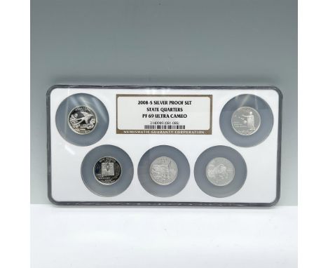 NGC Graded and Slabbed PF69 Ultra Cameo. San Francisco Mint. The obverse side features a portrait profile of George Washingto