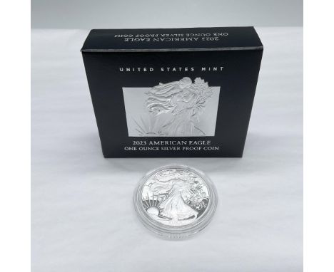 1 ounce. West Point Mint. The obverse side depicts full length figure of Liberty in stride draped in the folds of the flag. S