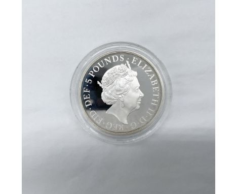 Limited edition. The Centenary of House of Windsor. The obverse side features the portrait of Queen Elizabeth II. The reverse