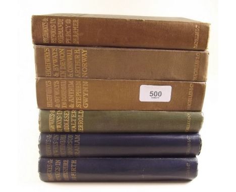Six titles from The Highways and Byways series first editions illustrated by Hugh Thomson, Joseph Pennell and Nelly Erichsen 