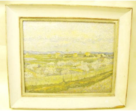 A print 'The Orchard' after Van Gogh - 40 x 50cm