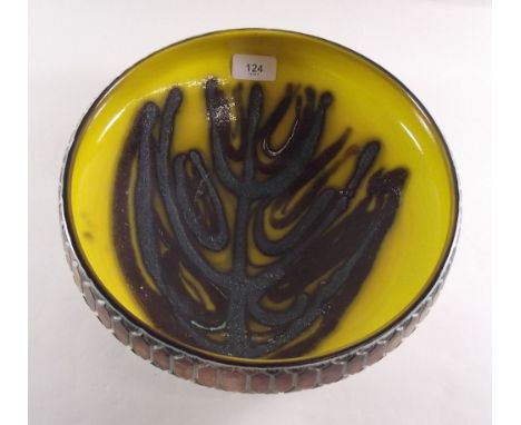A Poole Delphis fruit bowl - 27cm 
