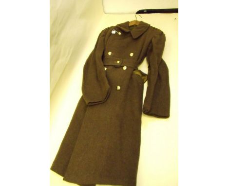 A 1950's army trench coat 