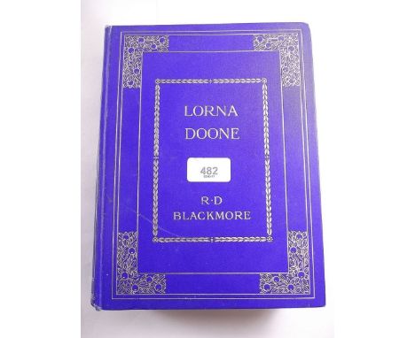 Lorna Doone by R D Blackmore tipped-in colour plates by Charles Brittan and Charles E Brock, Boots edition 1930 - very good c