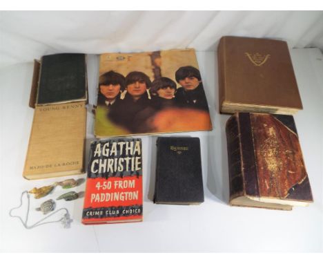 A mixed lot to include  first edition of Four Fifty from Paddington by Agatha Christie, a ca 1891 edition of Mrs Beeton's Hou