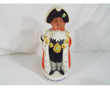 Beswick - A Beswick advertising ceramic Toby jug for Worthington's India Pale Ale depicting a Lord Mayor holding a bottle of 