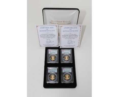 2015 First Strike Proof Presidential Dollar Coins