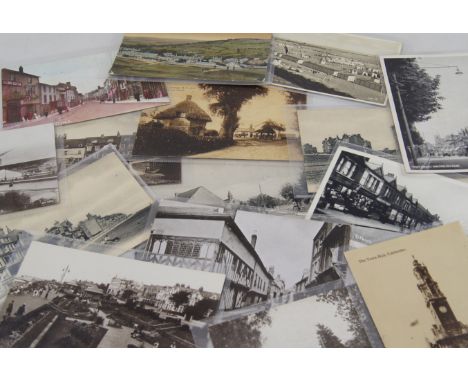 Quantity of Edwardian and other vintage collectors postcards Essex related unused 45 items in lot