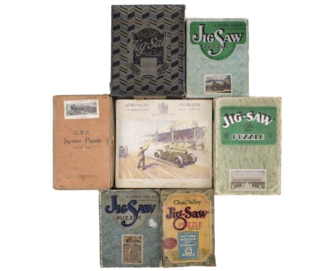 * Jigsaw Puzzles. A small collection of 55 jigsaw puzzles, mainly early 20th century, approximately 55 jigsaw puzzles, variou
