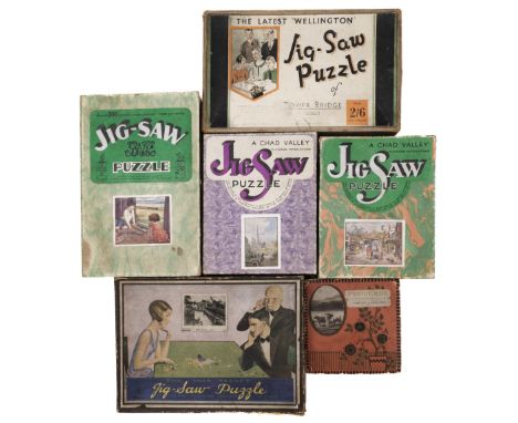 * Jigsaw Puzzles. A small collection of 40 jigsaw puzzles, mainly early 20th century, approximately 40 jigsaw puzzles, variou