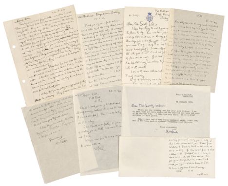 * Forster (Edward Morgan, 1879-1970). English author. A series of 11 Signed Letters and Postcards, mostly Abinger Hammer, Dor
