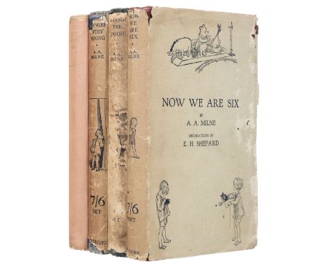 Milne (A. A.). When We Were Very Young, 1st edition, 1st issue, London: Methuen, 1924, first issue without pagination to cont