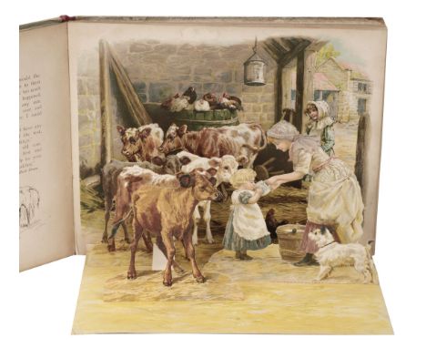 Nister (Ernest, publisher). Happy Families and their Tales. A Volume of Pictures &amp; Stories of Domestic Pets, London: Erne