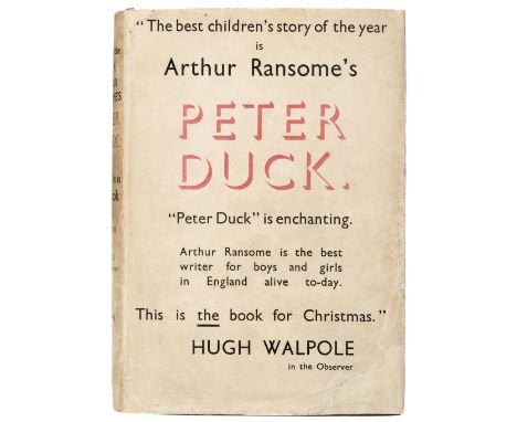 Ransome (Arthur). Peter Duck,1st edition, 2nd impression, London: Jonathan Cape, December 1932, illustrations by the author, 