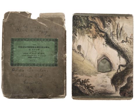 Peepshow - Cheltenhamorama. The Cheltenhamorama, A View of the Old Well Walk, Cheltenham: H. Lamb, circa 1824, hand-coloured 