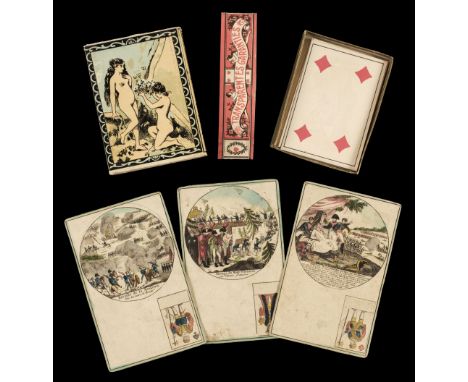 * French playing cards. Mytho-Transparantes, Paris?: J.D. (J. David?), circa 1890, 16 lithographed translucent cards, with hi