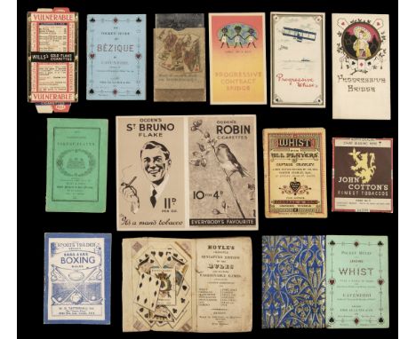 * Rule books for card games. A collection of approximately 100 rules booklets, mostly 20th century, many for card games such 