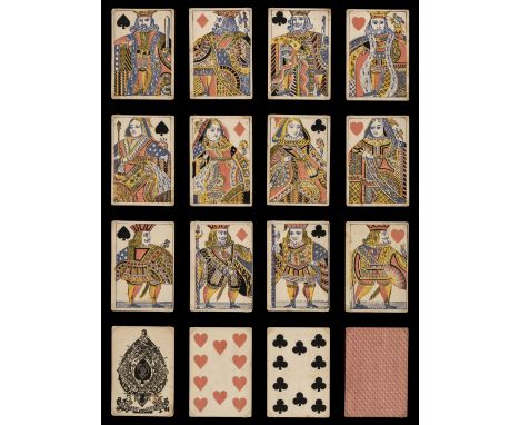 * English playing cards. Standard pattern, Goodall and Son, circa 1867, a complete deck of 52 colour lithographed playing car