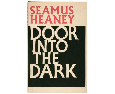 Heaney (Seamus). Door Into the Dark, 1st edition, London: Faber and Faber, 1969, publisher's review copy slip loosely inserte